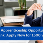 Apprenticeship Opportunities at Indian Bank